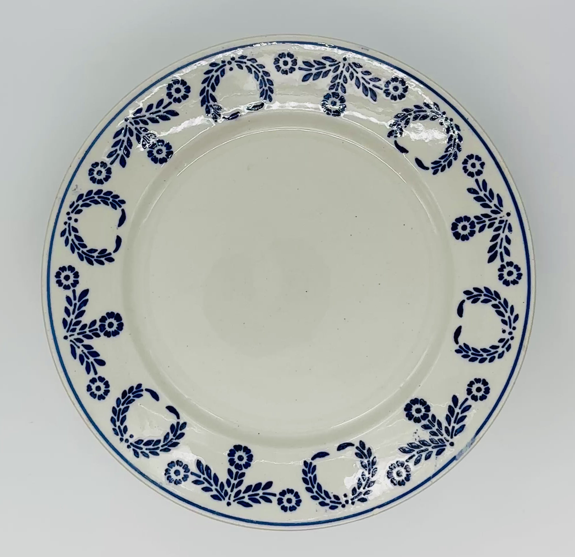 Couronne bleue - service (5pièces)