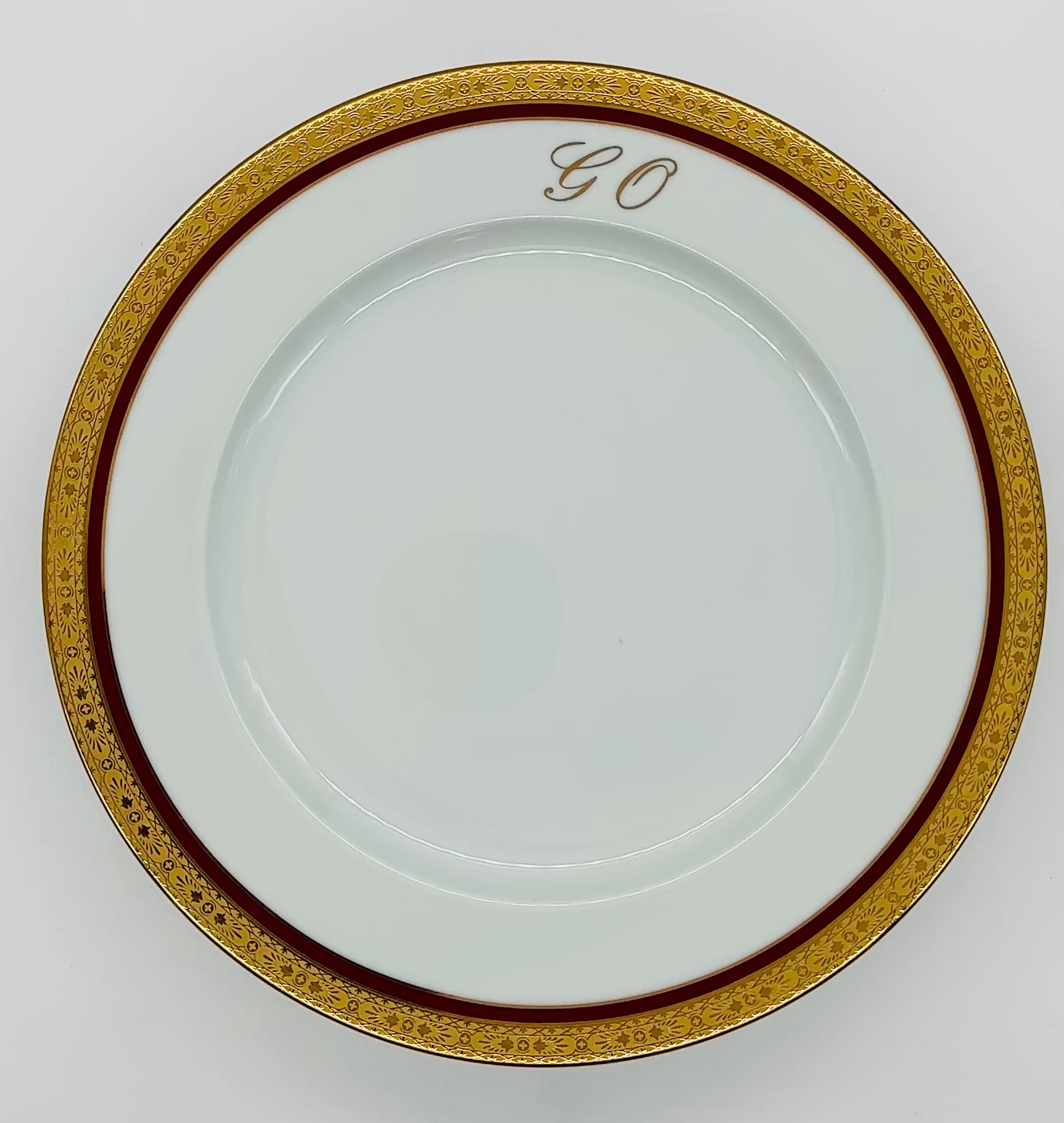 Mémoire fine plate - service (8pièces)