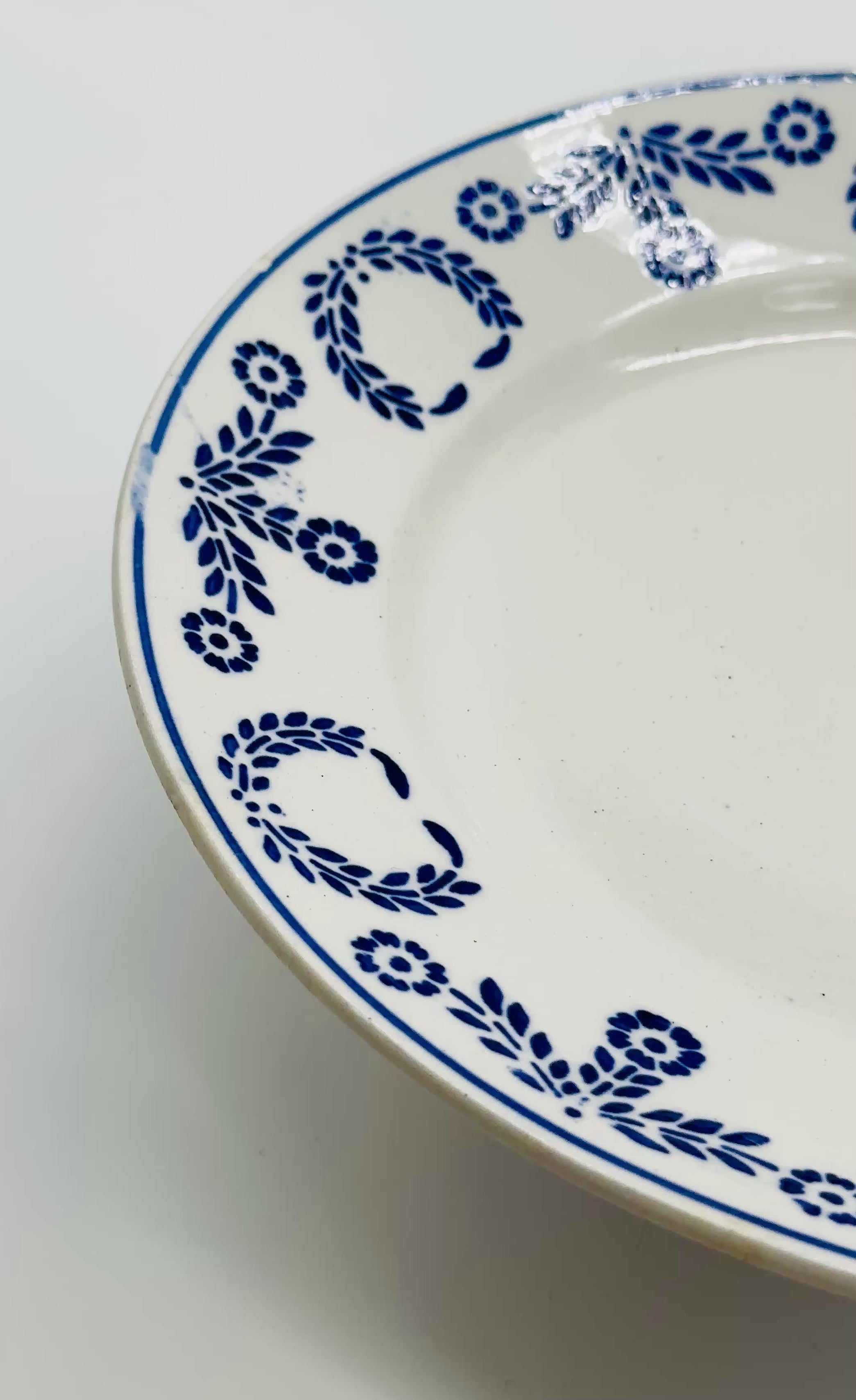 Couronne bleue - service (5pièces)