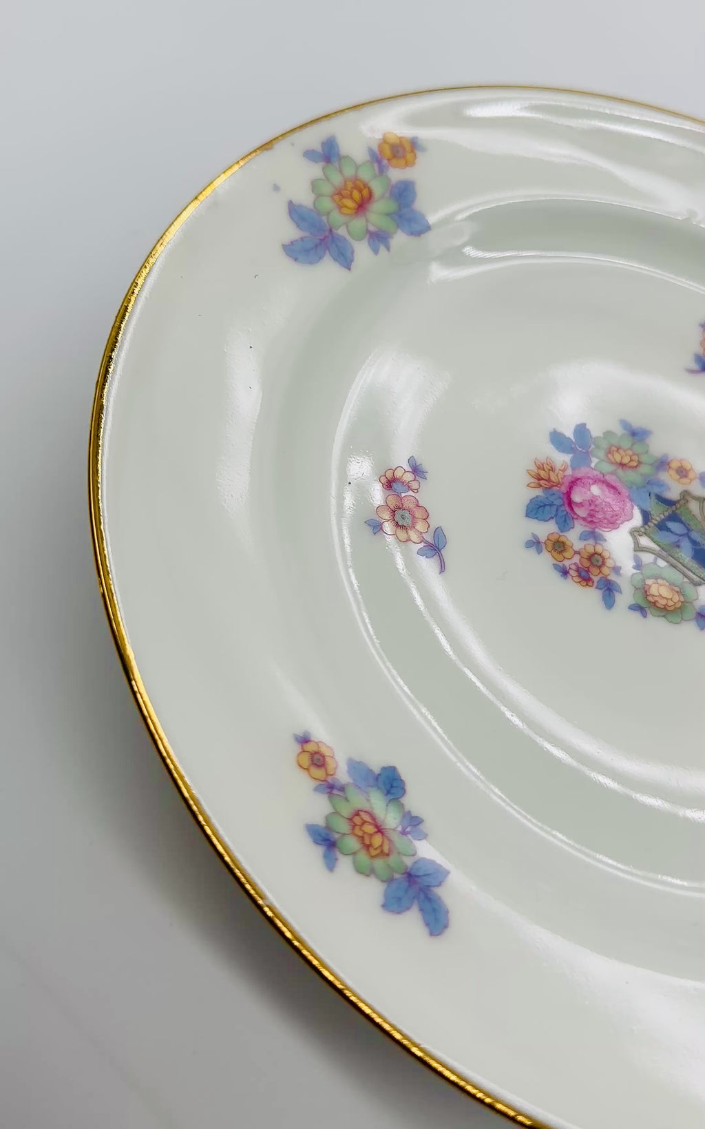 Bouquet d'or de Limoges - service (4pièces)