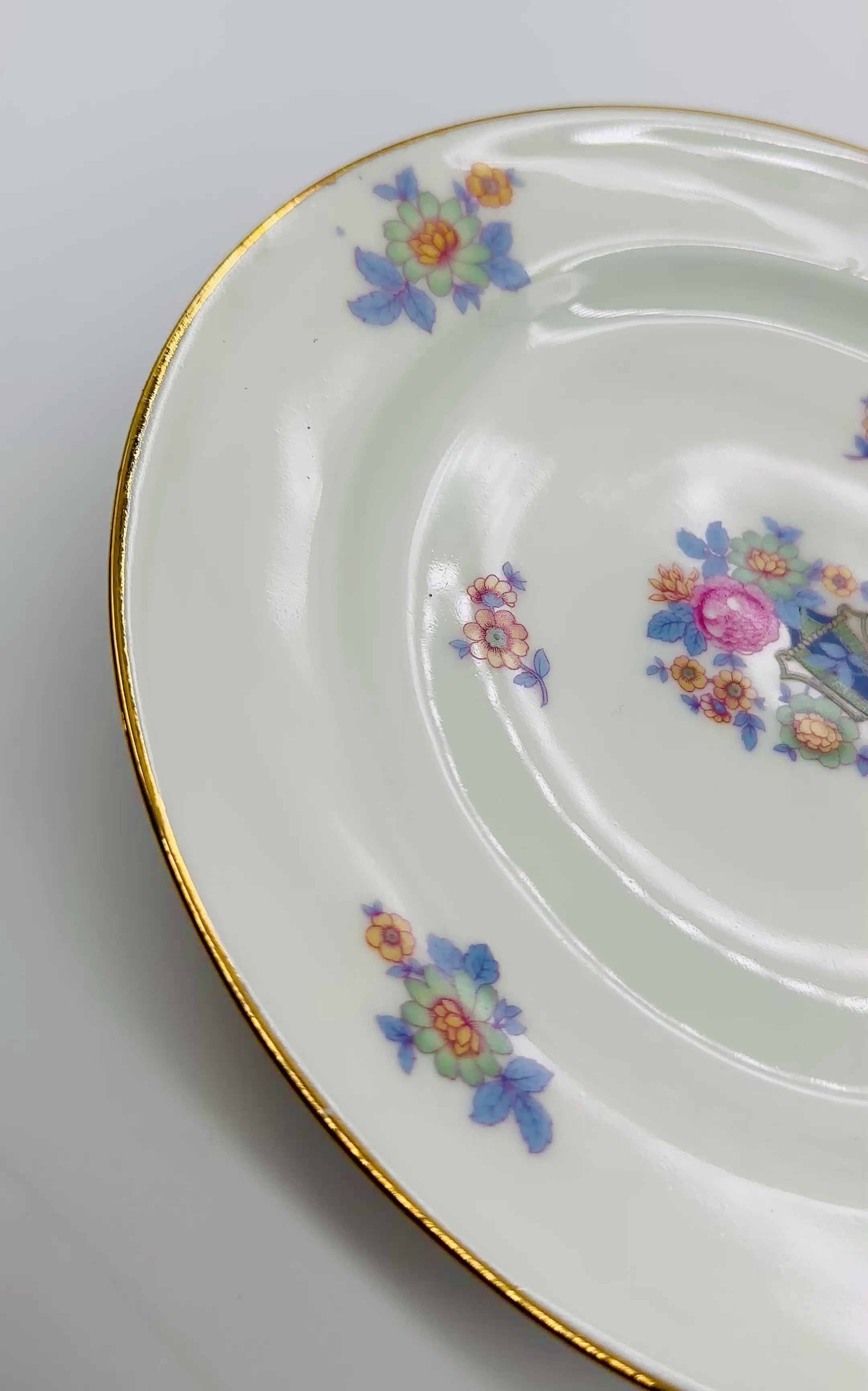 Bouquet d'or de Limoges - service (4pièces)